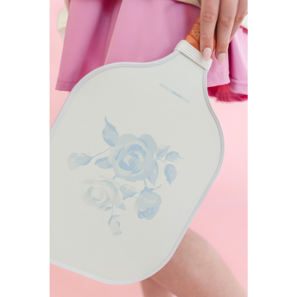 Coquette Blue Bow Floral Pickleball Paddle
