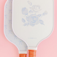 Coquette Blue Bow Floral Pickleball Paddle