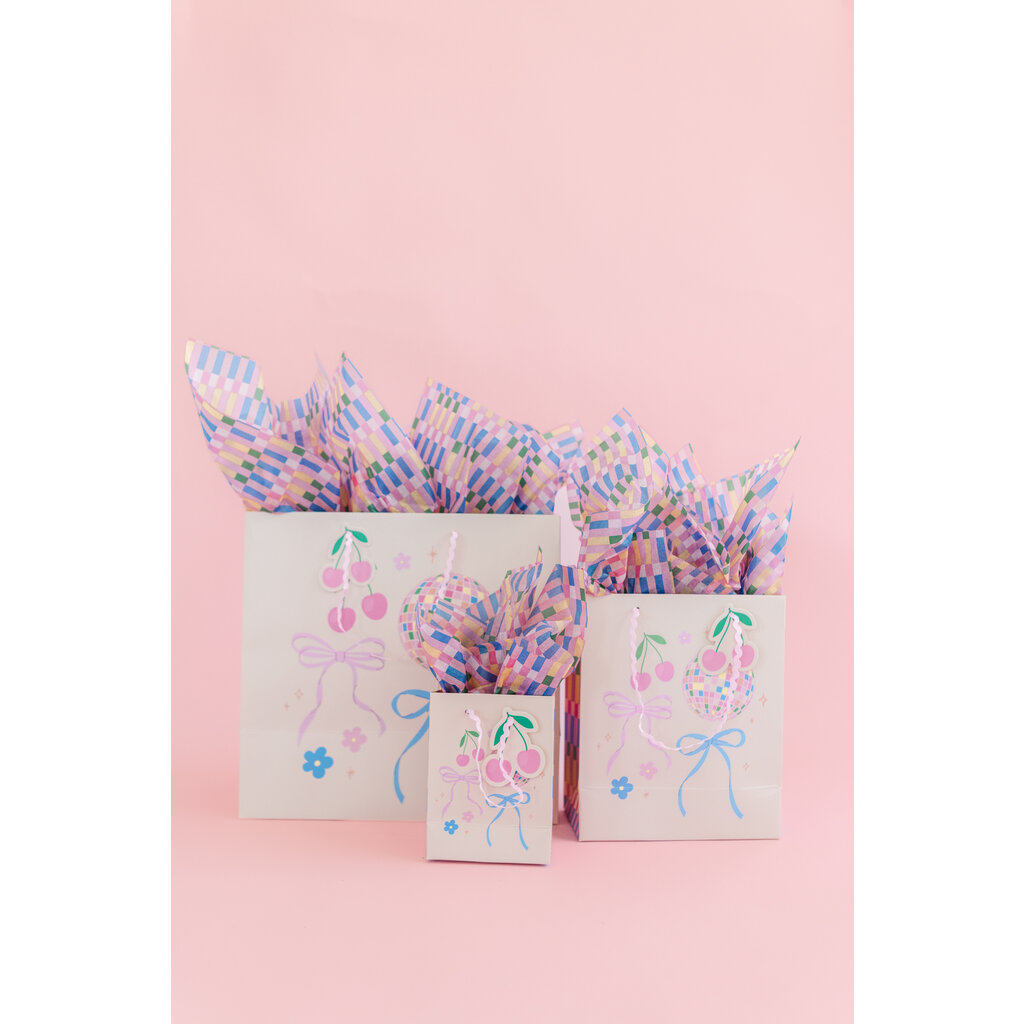 Disco Ball Bows Gift Bag