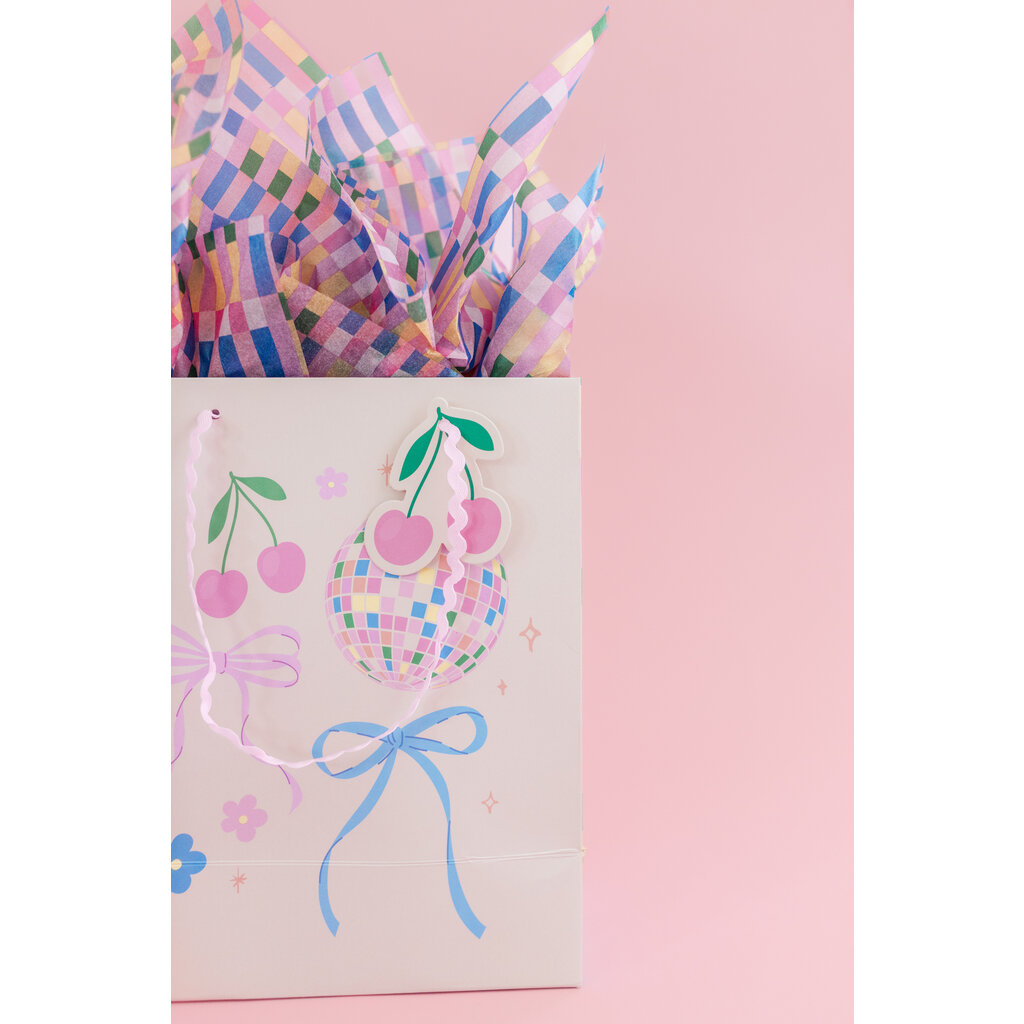 Disco Ball Bows Gift Bag