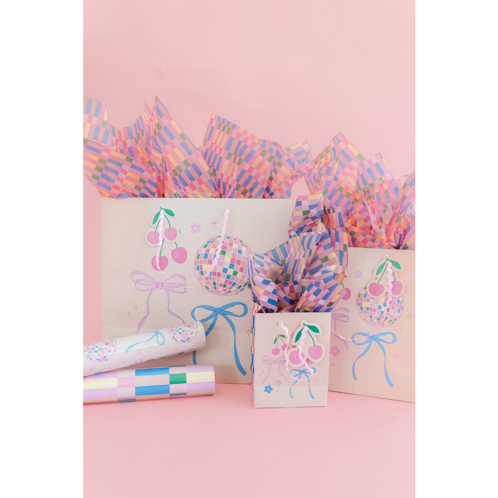 Disco Ball Bows Gift Bag