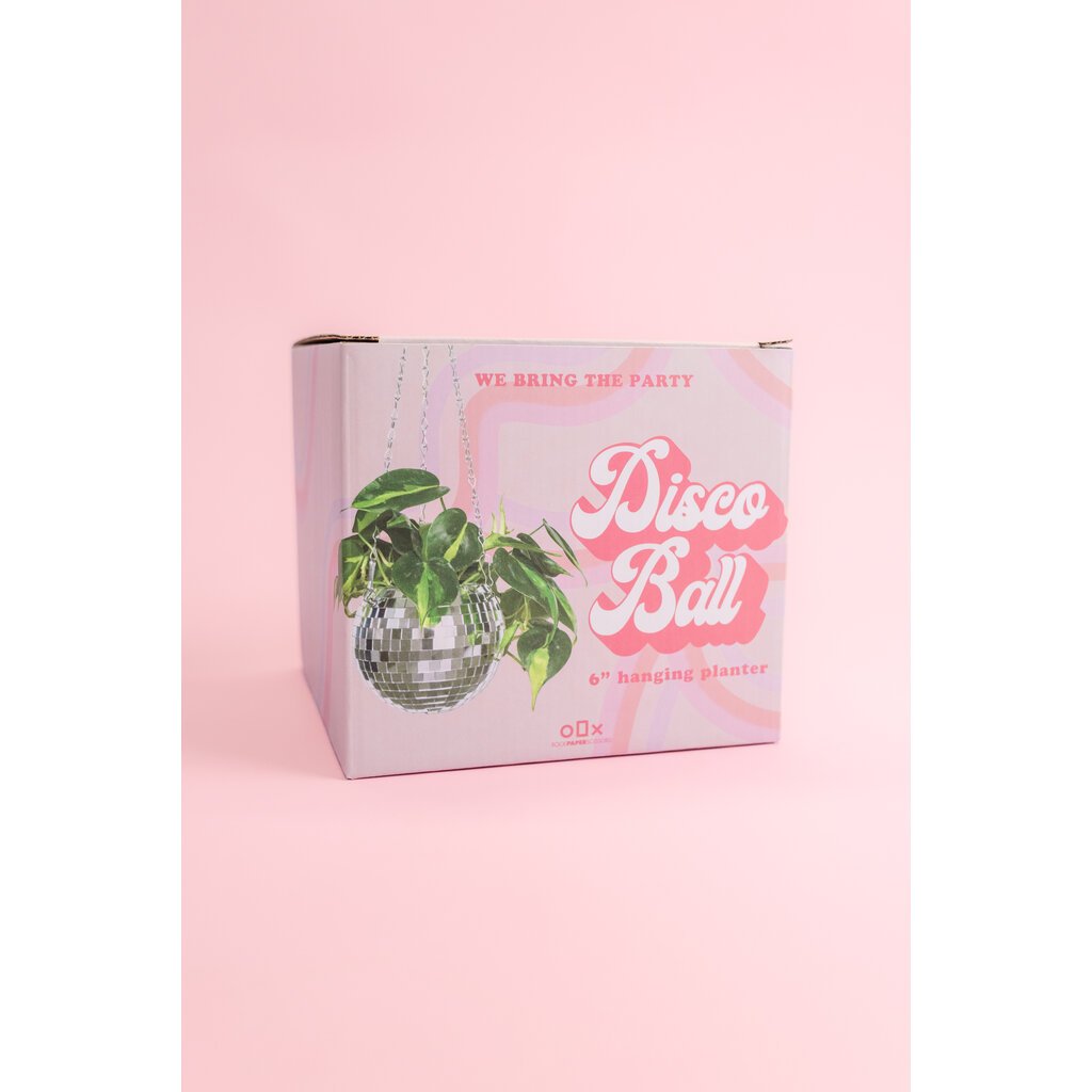 Disco Ball Hanging Planter