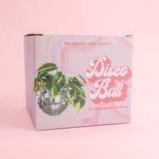 Disco Ball Hanging Planter