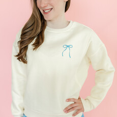 Cream Disco Ball and Bows Sweatshirt Cream Disco Ball and Bows Sweatshirt