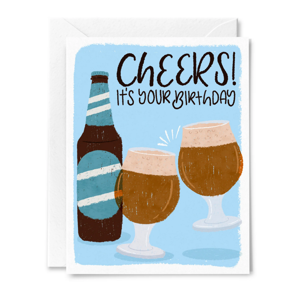 Cheers Birthday Beer Greeting Card