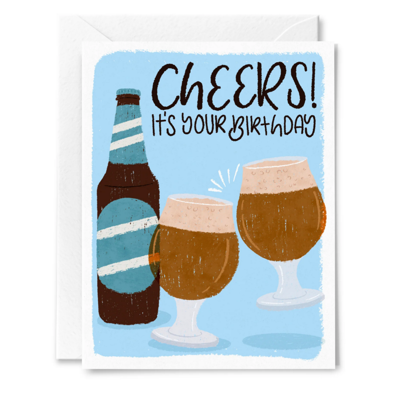 Cheers Birthday Beer Greeting Card