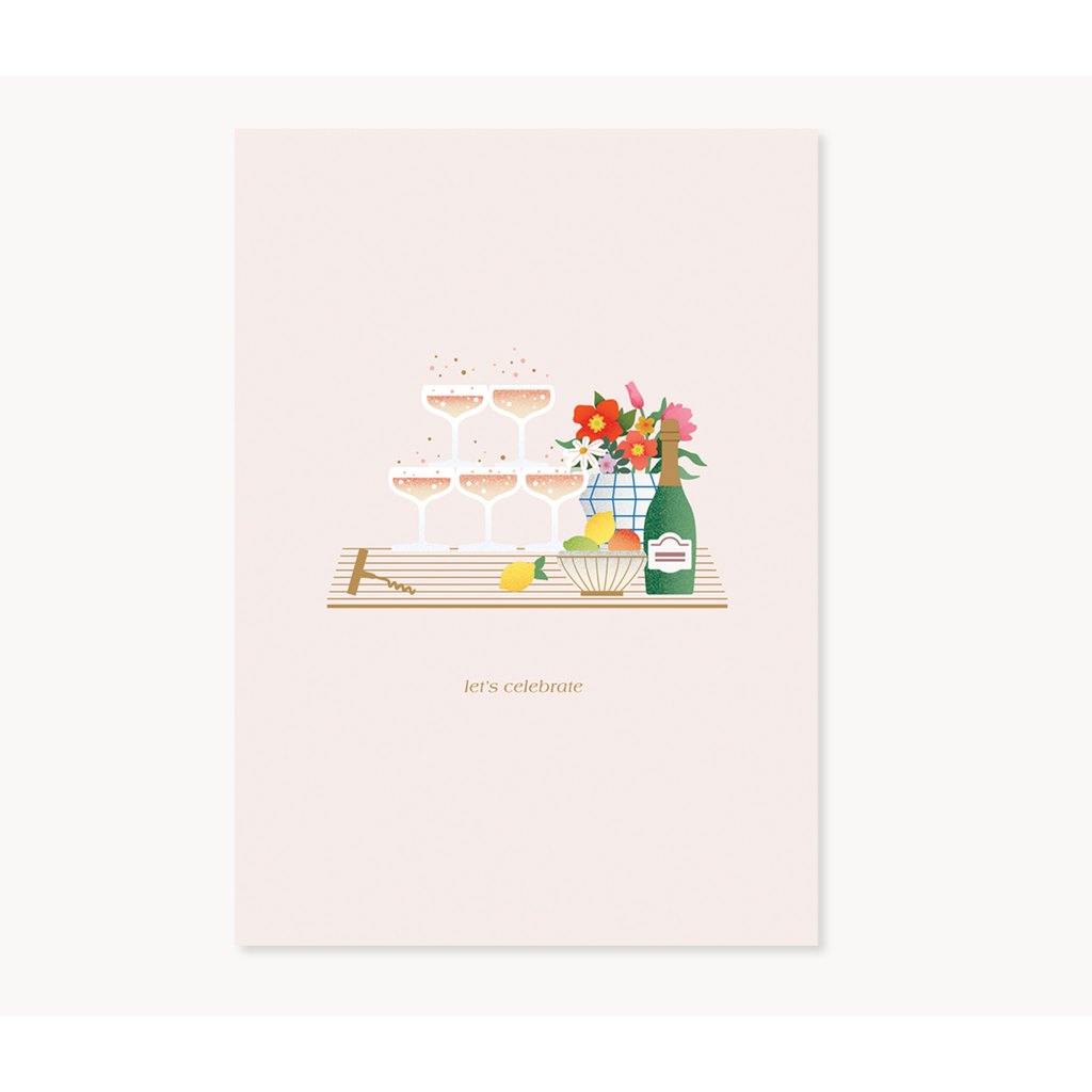 Bar Cart Pop-Up Card