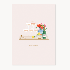 Bar Cart Pop-Up Card