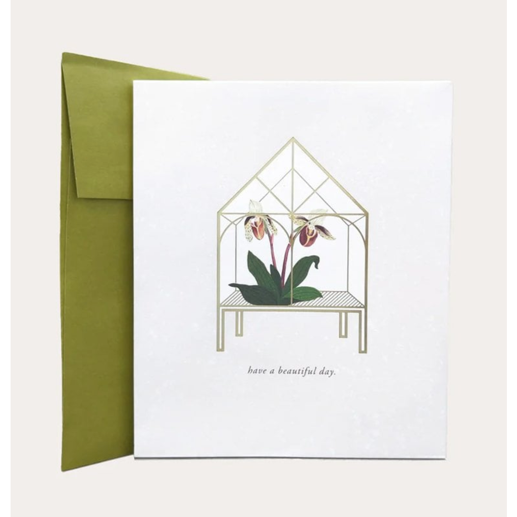 Orchid Pop-up Card