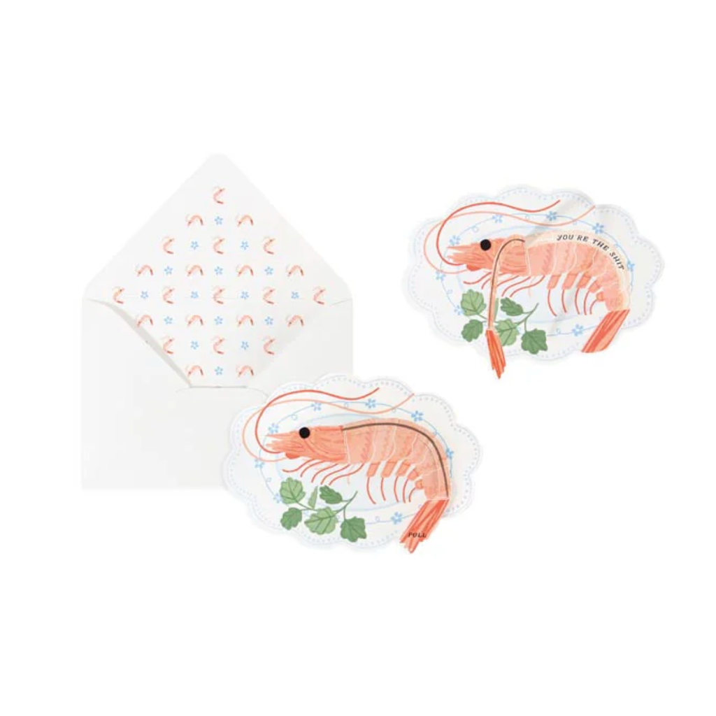 Shrimp Pop-Up Card