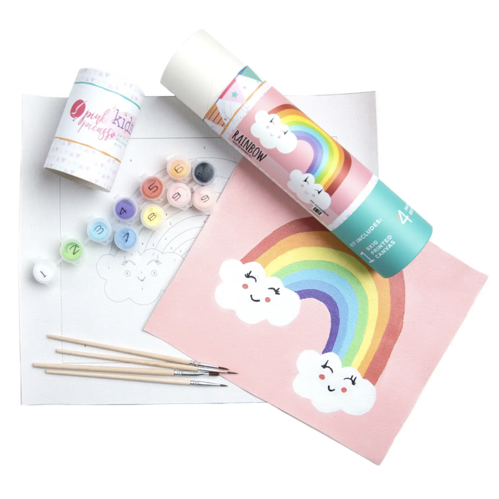 Rainbow Paint By Numbers Kit