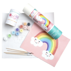 Rainbow Paint By Numbers Kit