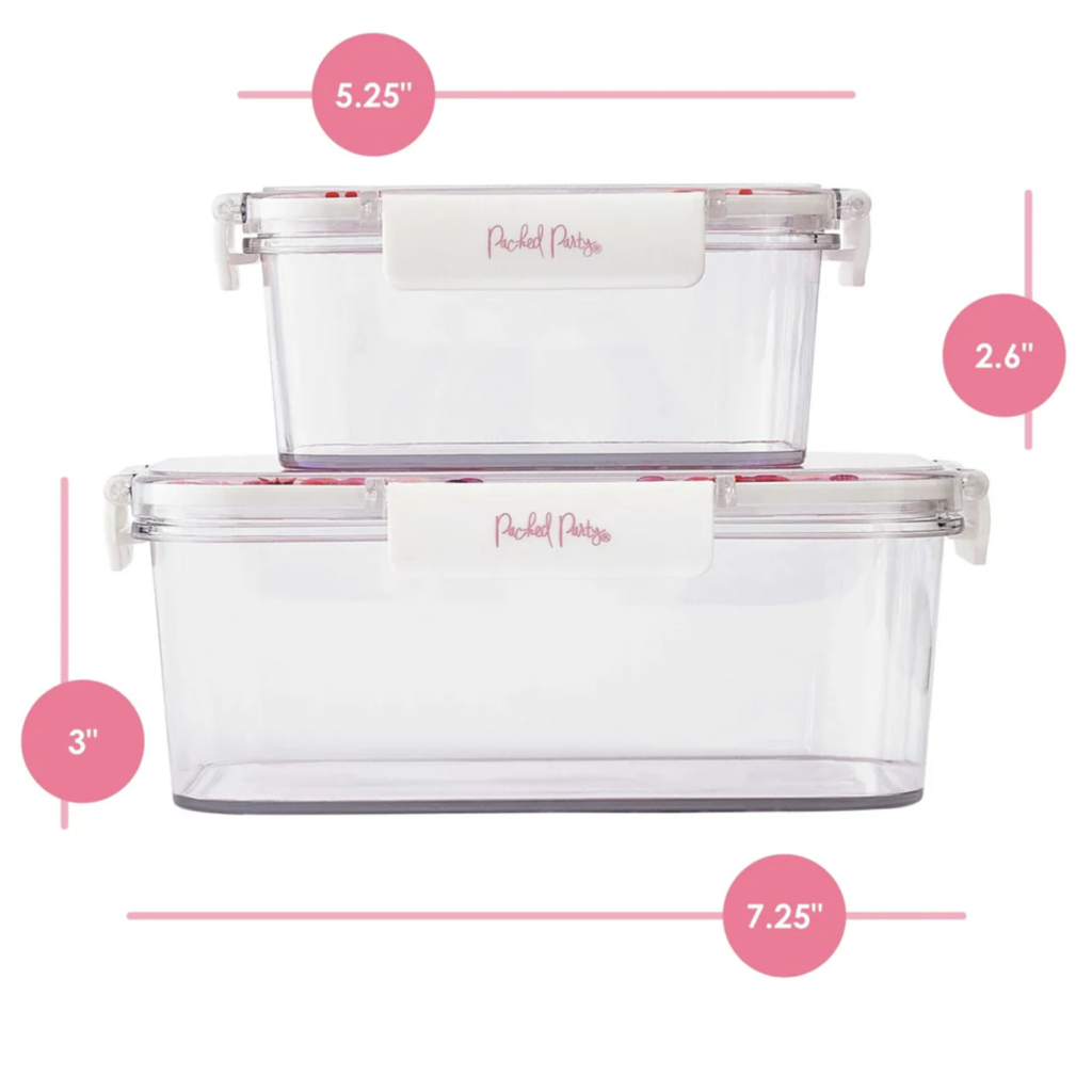 Sweet Tart Confetti Food Storage Set of Two