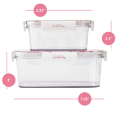 Sweet Tart Confetti Food Storage Set of Two