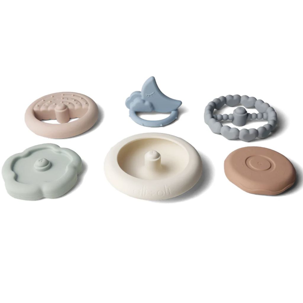 Moon Soft Silicone Stacking Ring Tower