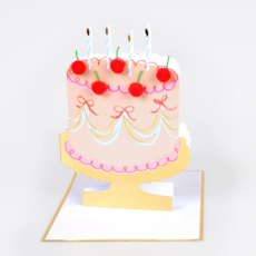 Cherry Cake Birthday Card