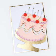 Cherry Cake Birthday Card
