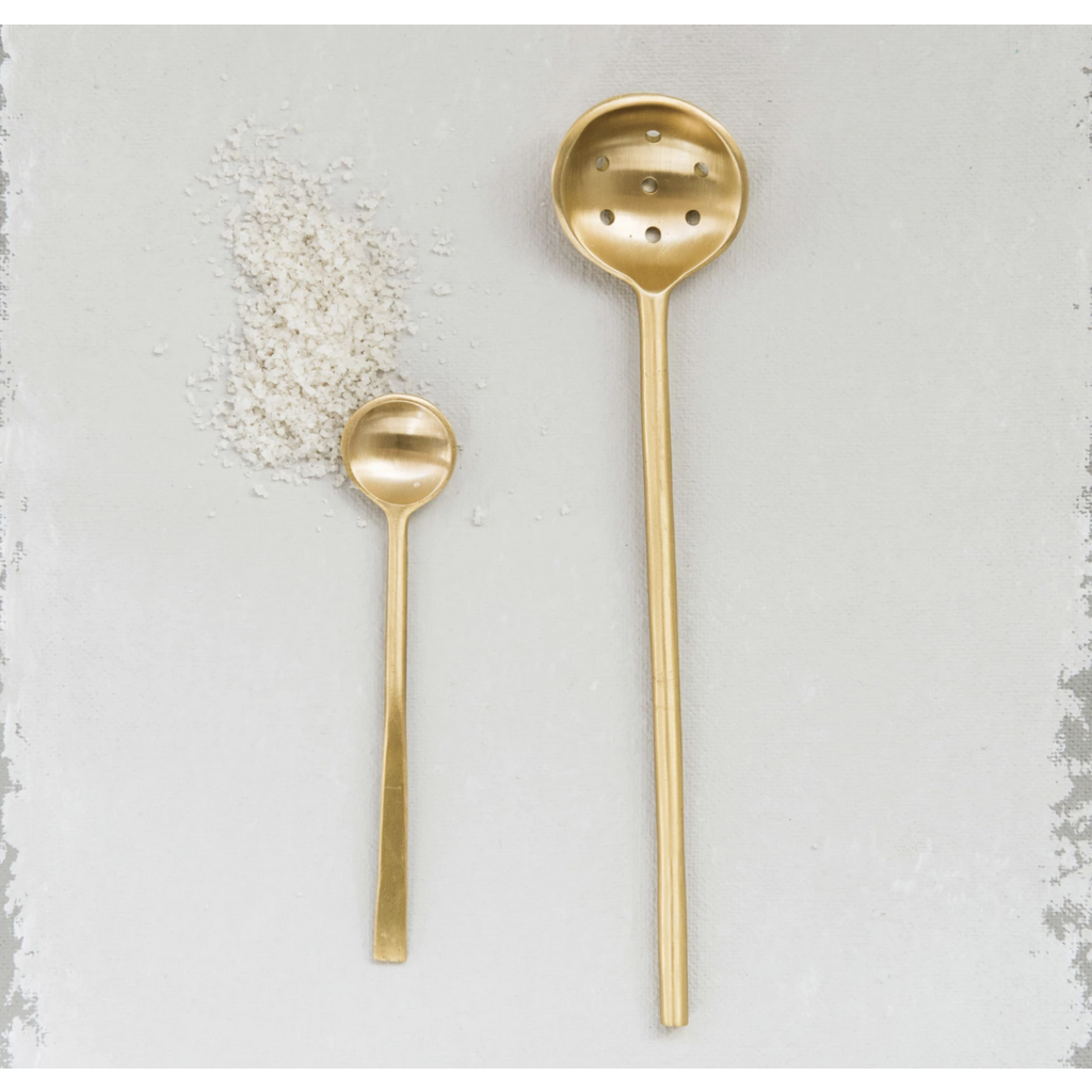 Brass Olive Spoon