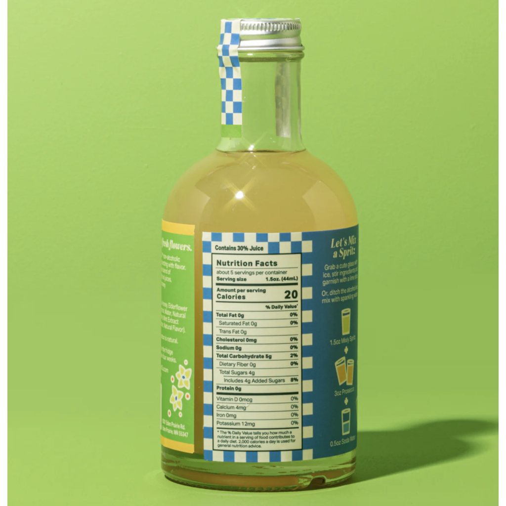 Elderflower Mint Spritz Mixer