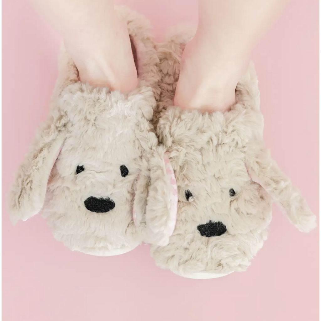 Puppy Love Plush Dog Animal Slippers