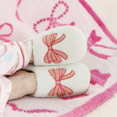 Pink Bow Slippers