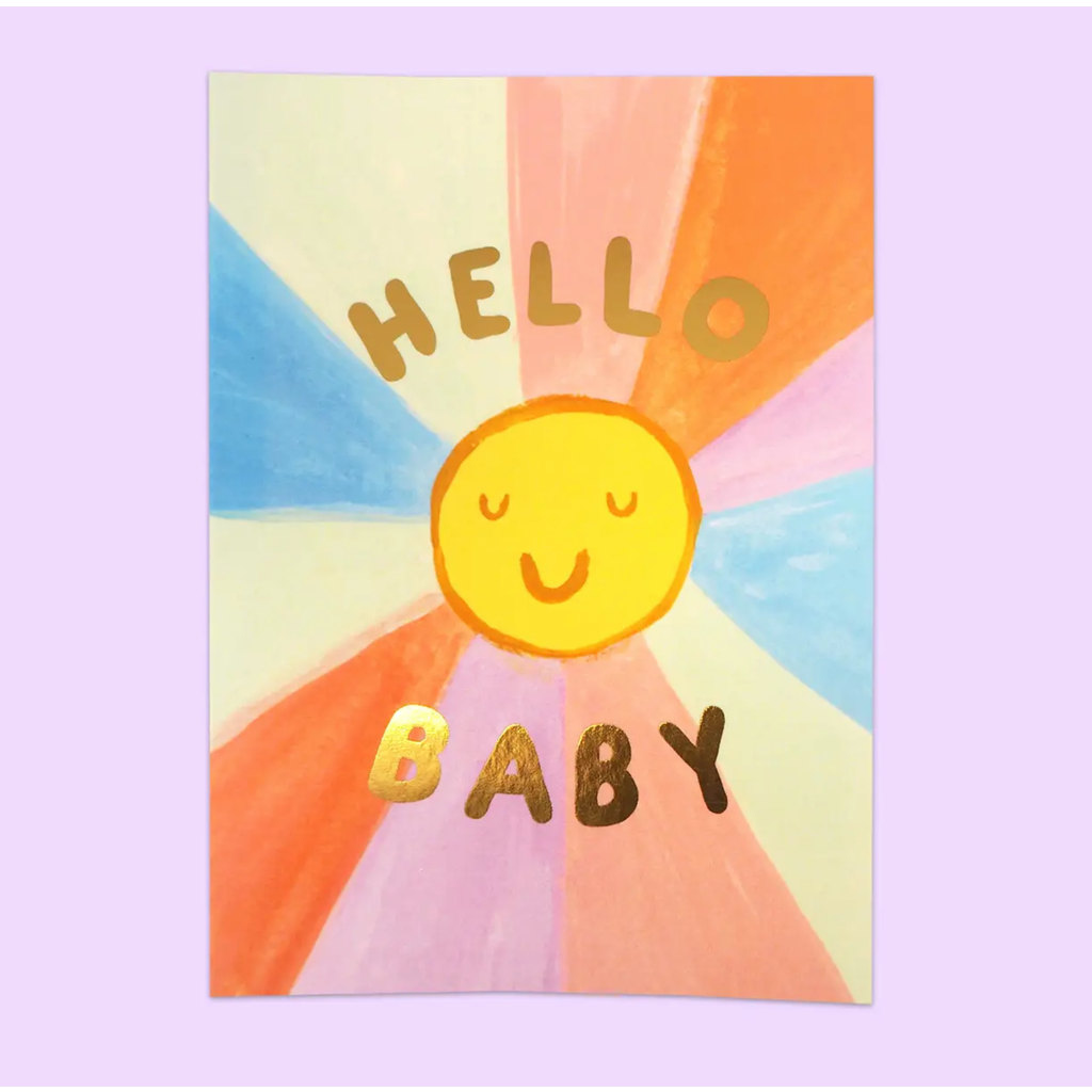 Hello Baby Sunshine Card