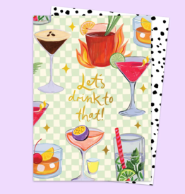 Let's Drink To That Card