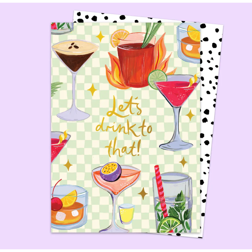 Let's Drink To That Card