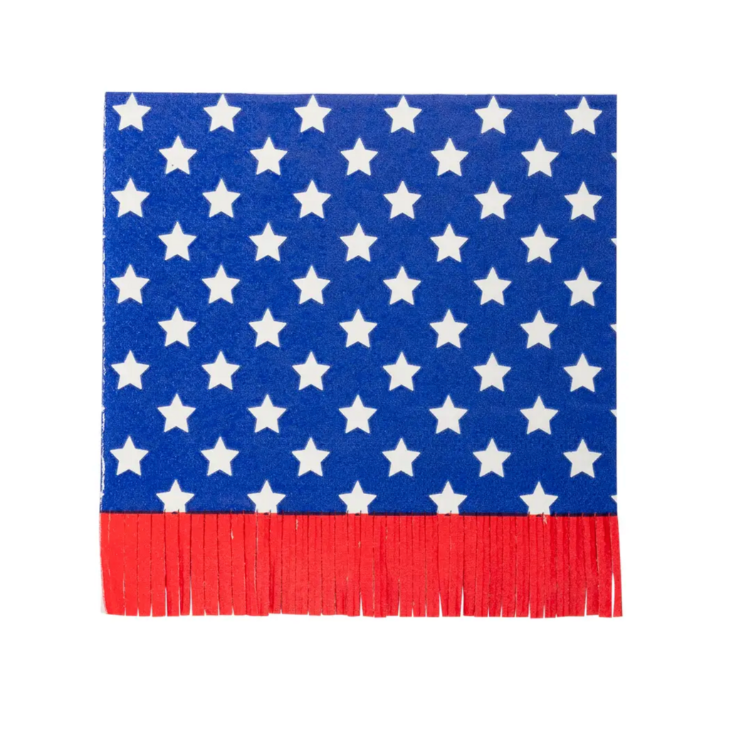 Stars and Fringe Paper Cocktail Napkins
