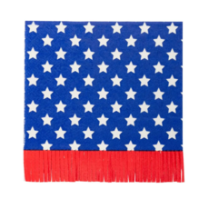 Stars and Fringe Paper Cocktail Napkins