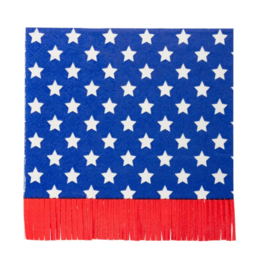 Stars and Fringe Paper Cocktail Napkins