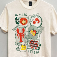 Italia Coquette Stamps Tee
