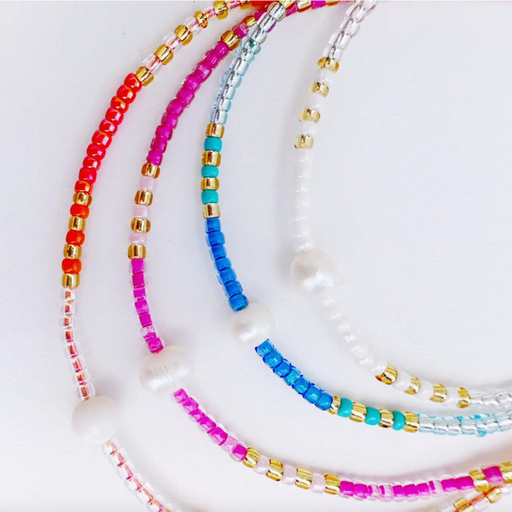 Sprinkles Beaded Pearl Bracelets
