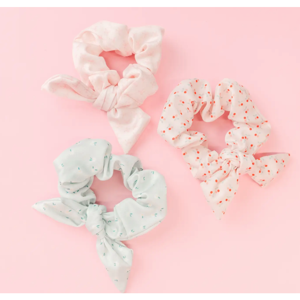 Silky Hair Bow Scrunchie