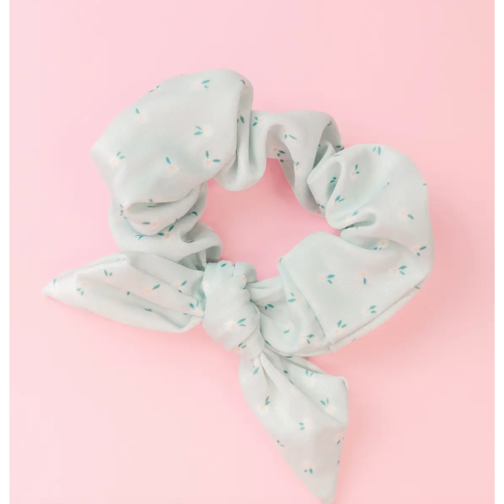 Silky Hair Bow Scrunchie