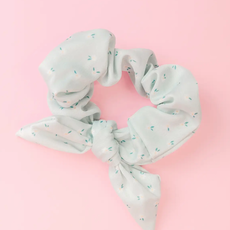 Silky Hair Bow Scrunchie