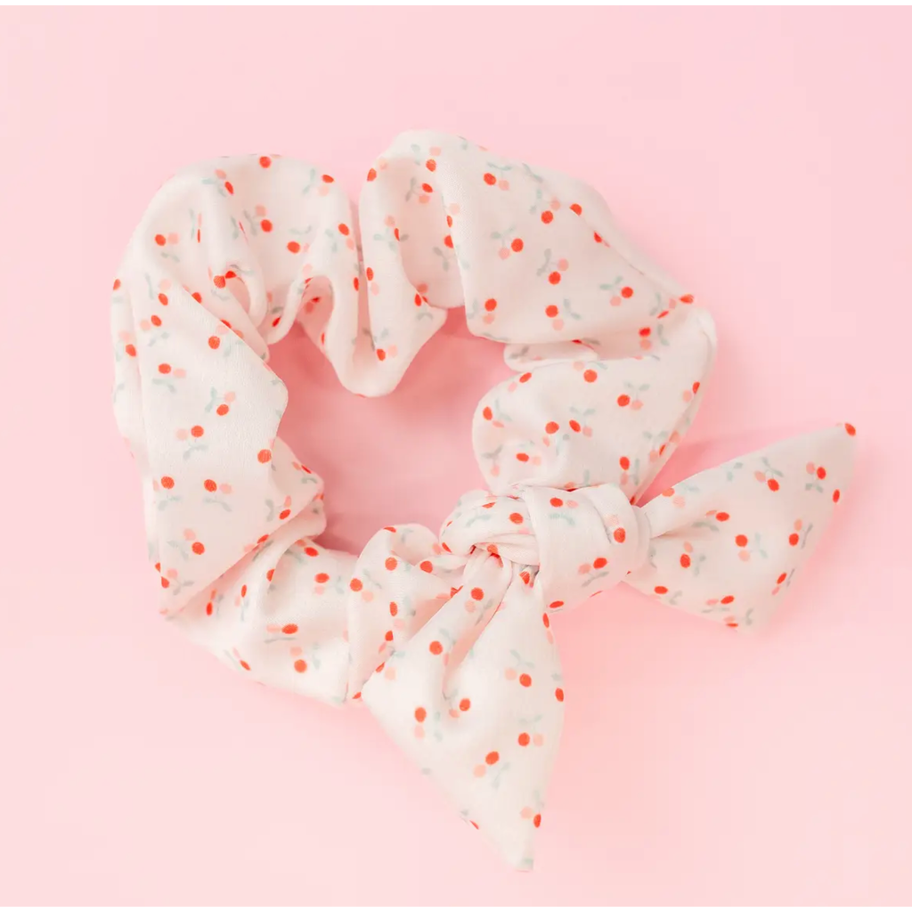 Silky Hair Bow Scrunchie