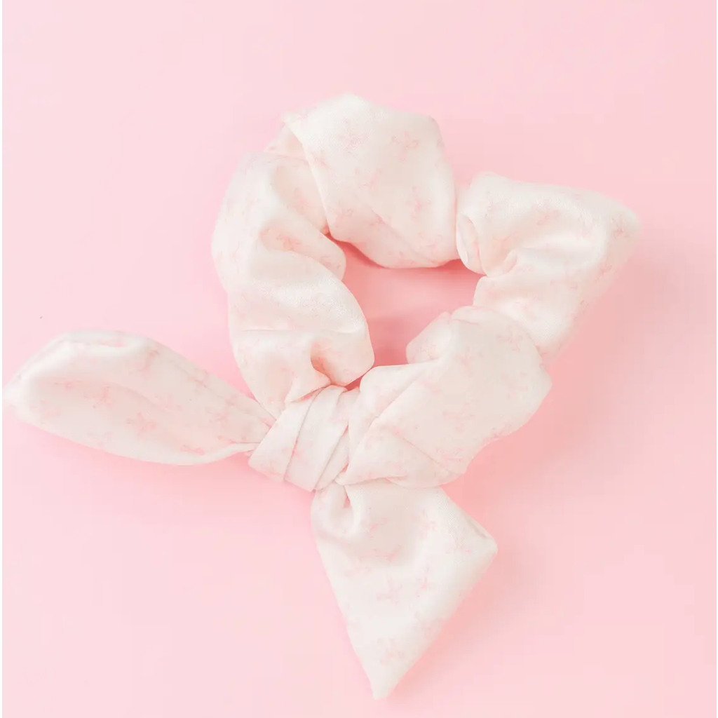 Silky Hair Bow Scrunchie