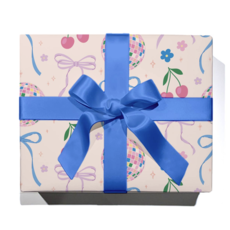 Roll of Disco Ball Bows Wrapping Paper - 3 Sheets