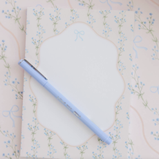 Watercolor Floral Bow Notepad