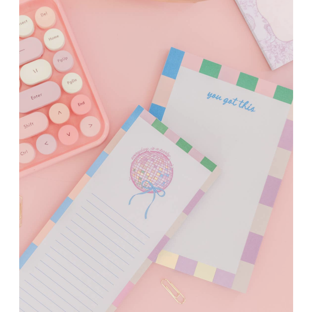 You Got This Colorful Stripe Notepad