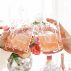 Pink Bows Cocktail Glass Pink Bows Cocktail Glass