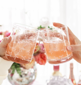 Pink Bows Cocktail Glass