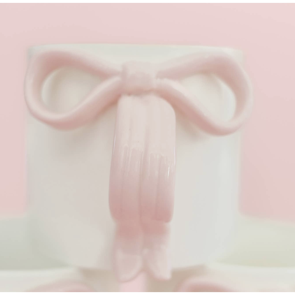Pink Bow Mug 15oz