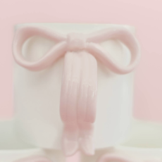 Pink Bow Mug 15oz