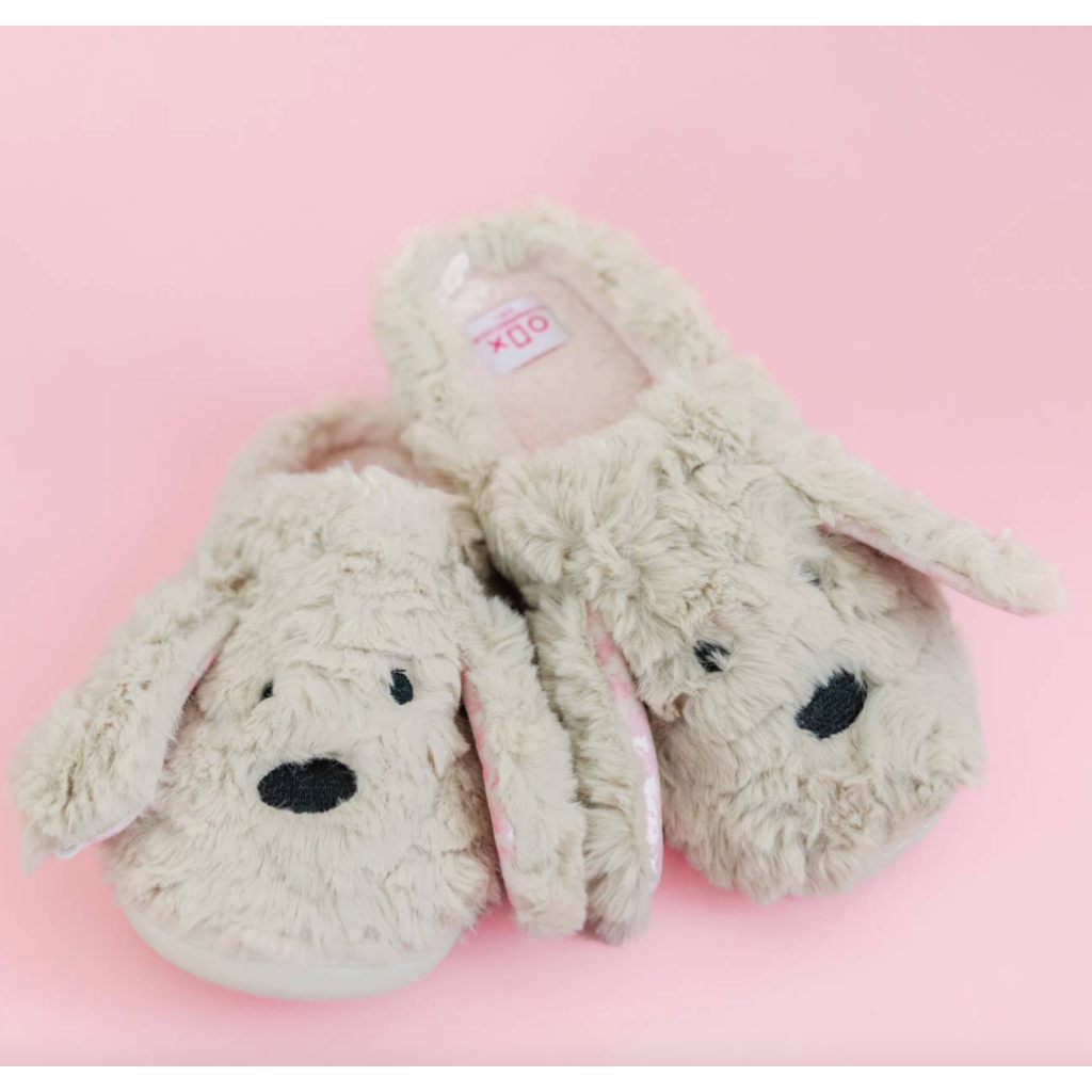 Puppy Love Plush Dog Animal Slippers