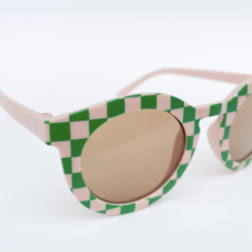 Retro Blush & Green Kids Sunglasses Retro Blush & Green Kids Sunglasses