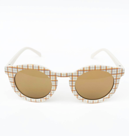 Retro Plaid Kids Sunglasses