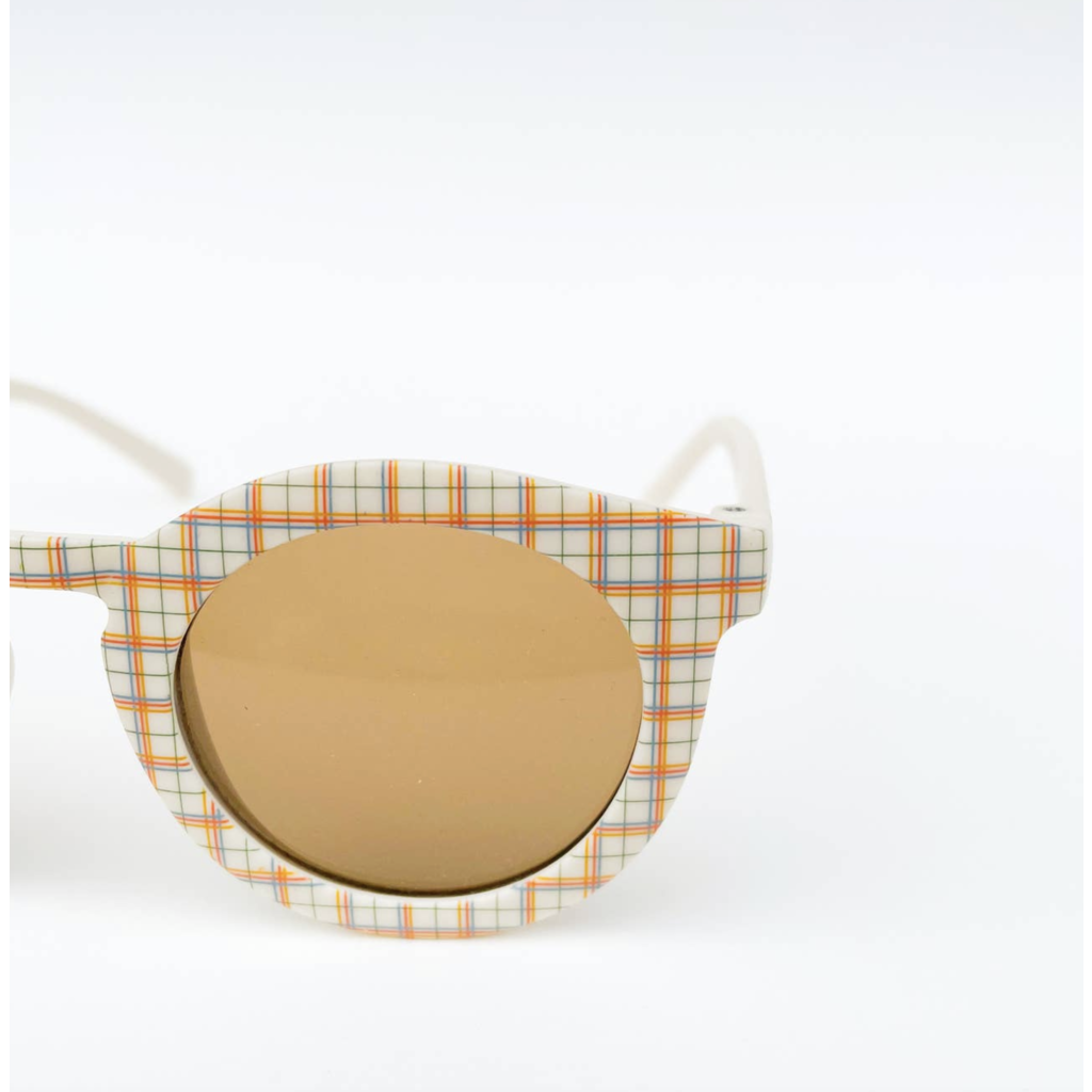 Retro Plaid Kids Sunglasses