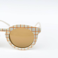 Retro Plaid Kids Sunglasses
